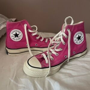 Converse Pink High-Top Sneakers